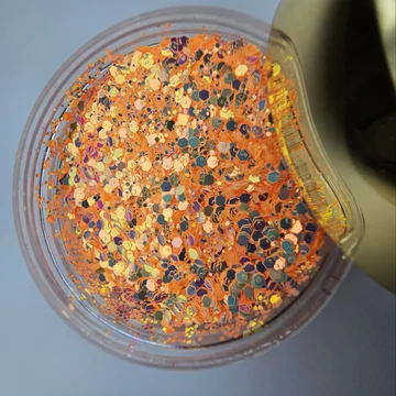 Disco Glitter - Peach
