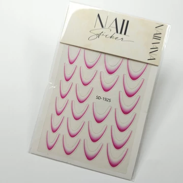 Körömmatrica - French line pink